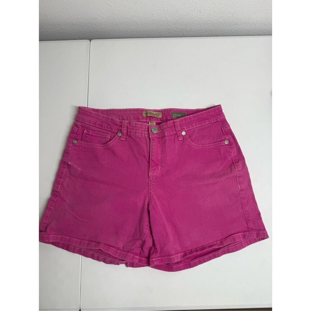 Nine West Vintage America Collection Denim Women Pink Shorts Sz 31/12 Missy